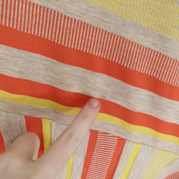 Passports Maxi Skirt Womens S Multicolor Striped Polyester Elastic Waist Stretch - Picture 8 of 8